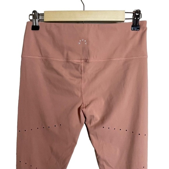 Varley Laser Perforated Bubble Gum Pink Leggings Size M - Picture 5 of 10